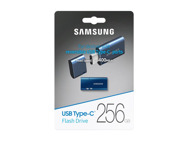 Samsung MUF-256DA - USB flash drive - 256 GB - USB-C 3.2 Gen 1 - blue