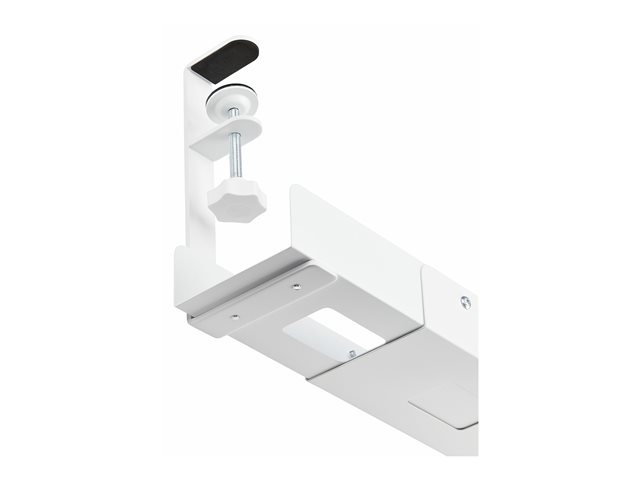 StarTech.com Under Desk Cable Management Tray, Clamp-on Installation - Cable management tray - under-desk mountable - white - 120 cm