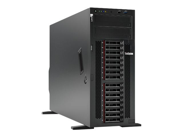 Lenovo ThinkSystem ST550 7X10 - Server - tower 4U - 2-way - 1 x Xeon Silver 4208 / up to 3.2 GHz - RAM 32 GB - hot-swap 2.5\" bay(s) - no HDD - Matrox G200 - Gigabit Ethernet - no OS - monitor: none