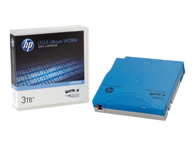 HPE - LTO Ultrium WORM 5 - 1.5 GB / 3 TB - write-on labels - light blue - for HPE MSL2024, MSL4048, MSL8096, LTO-5 Ultrium, StoreEver MSL4048 LTO-5, MSL6480