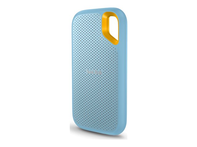 SanDisk Extreme Portable V2 - SSD - encrypted - 4 TB - external (portable) - USB 3.2 Gen 2 (USB-C connector) - 256-bit AES - sky blue