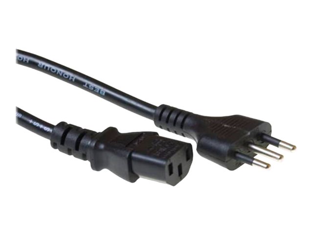 POWERCORD ITA-C13 BK 1.80M. 1 stk