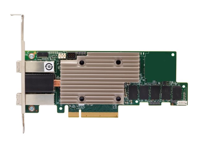 Lenovo ThinkSystem 930-8e - Storage controller (RAID) - 8 Channel - SATA / SAS 12Gb/s - RAID RAID 0, 1, 5, 6, 10, 50, JBOD, 60 - PCIe 3.0 x8 - for ThinkSystem SR250, SR645, SR650 V2, SR665, SR670 V2, SR850 V2, ST250, ST50, ST650 V2