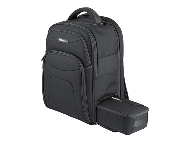 StarTech.com 15.6\" Laptop Backpack with Removable Accessory Organizer Case - Professional IT Tech Backpack for Work/Travel/Commute - Ergonomic Computer Bag - Durable Ballistic Nylon - Notebook/Tablet Pockets - Notebook carrying backpack - 15.6\"