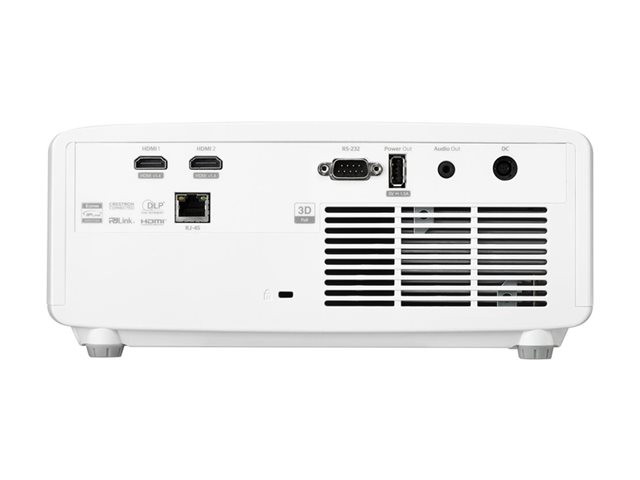 Optoma ZW350ST - DLP projector - laser - portable - 3D - 3600 lumens - WXGA (1280 x 800) - 16:9 - short-throw fixed lens