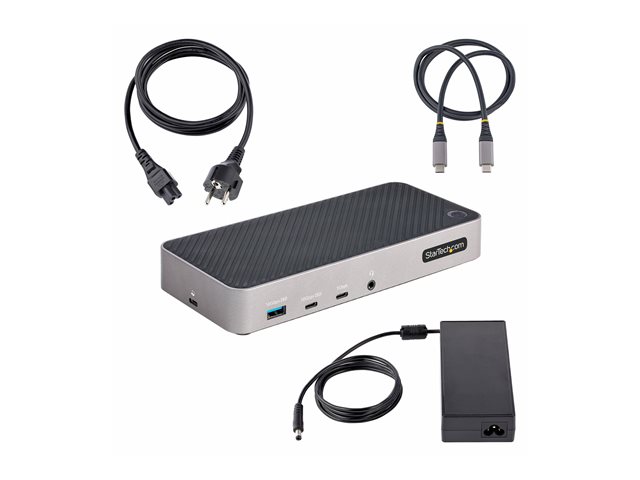 StarTech.com USB-C Triple Monitor Docking Station - HDMI/DP Triple 4k USB-C Dock - 5x USB Hub - GbE - 100W PD - Universal Multi Monitor Docking Station - Thunderbolt 3/4 Compatible (116E-USBC-DOCK) - Docking station - USB-C - 1GbE