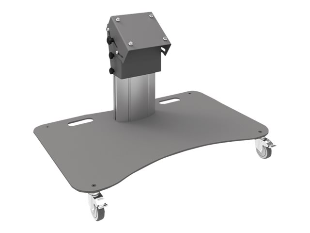 SmartMetals - Mounting component (cart base) - for flat panel - dark grey, aluminium - screen size: up to 65\"