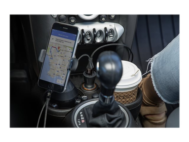 Belkin Car Cup Mount - Car holder for mobile phone - for Samsung Galaxy Note 3, Note II, S II, S4, S5