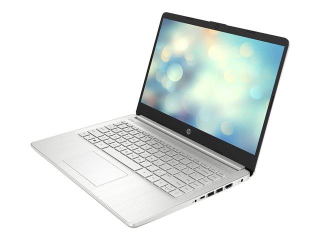 HP Laptop 14s-fq1009nb - AMD Ryzen 5 5500U / 2.1 GHz - Win 11 Home - Radeon Graphics - 8 GB RAM - 512 GB SSD NVMe, HP Value - 14\" IPS 1920 x 1080 (Full HD) - Wi-Fi 6 - natural silver, paint finish (cover and base), in-mould roll with vertical brushed
