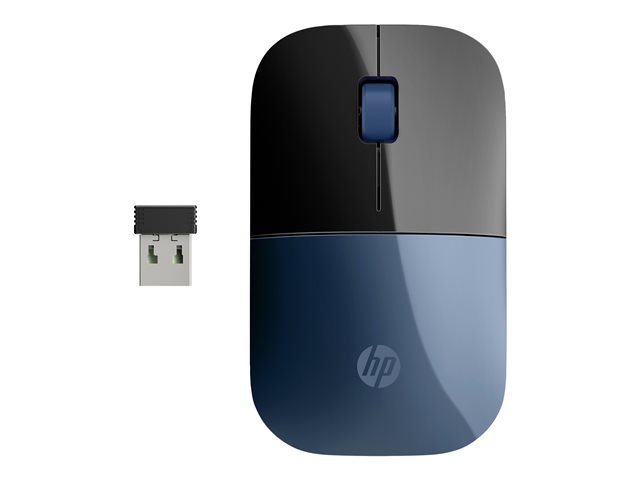 HP Z3700 - Mouse - 3 buttons - wireless - 2.4 GHz - USB wireless receiver - blue - for OMEN Obelisk by HP 875, HP 27, Laptop 15, Pavilion Gaming TG01, Spectre x360 Laptop