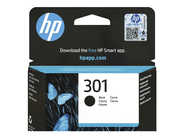 HP 301 BLACK ORIGINAL INK EN/PL/HU/CZ/SL