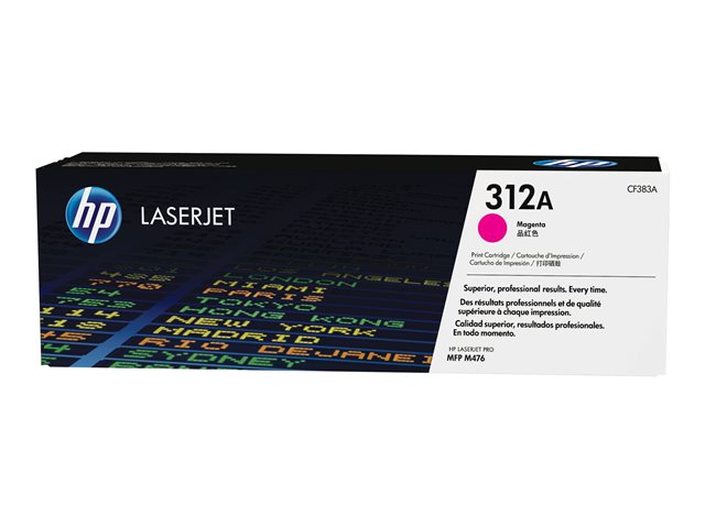 HP 312A - Magenta - original - LaserJet - toner cartridge (CF383A) - for Color LaserJet Pro MFP M476dn, MFP M476dw, MFP M476nw