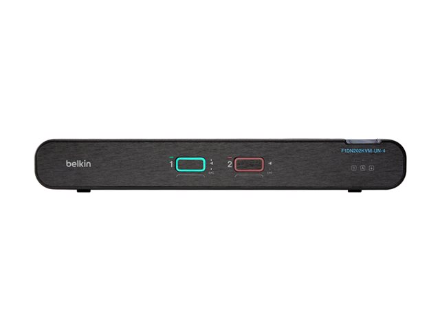 Belkin 2-Port Dual Head DP/HDMI to DP/HDMI Video Secure Desktop KVM Switch PP4.0