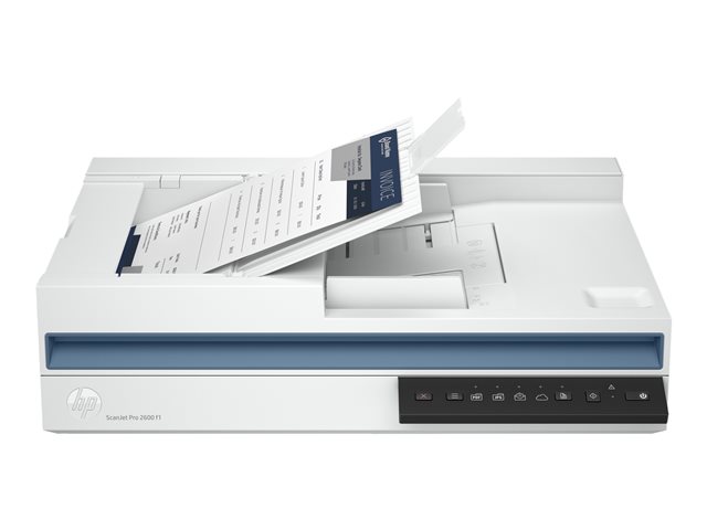 HP Scanjet Pro 2600 f1 - Document scanner - CMOS / CIS - Duplex - A4/Legal - 1200 dpi x 1200 dpi - up to 25 ppm (mono) / up to 25 ppm (colour) - ADF (60 sheets) - up to 1500 scans per day - USB 2.0
