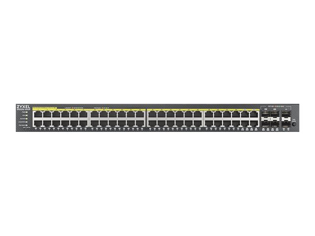 Zyxel GS2220-50HP - Switch - Managed - 44 x 10/100/1000 (PoE+) + 4 x combo Gigabit SFP + 2 x Gigabit SFP - rack-mountable - PoE+ (375 W)