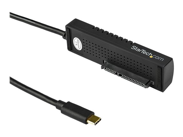 StarTech.com USB C to SATA Adapter Cable - for 2.5 / 3.5\" SATA Drives - 10Gbps - USB 3.1 - SATA to USB Adapter - External Hard Drive Cable (USB31C2SAT3) - Storage controller - 2.5\", 3.5\" - SATA 6Gb/s - USB 3.1 (Gen 2) - black - for P/N: SVA12M2NEUA, SVA12M5NA