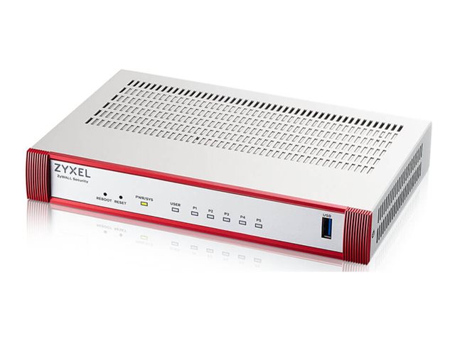 Zyxel USG FLEX 50 H, 5 Gigabit user-definable ports, 1*USB with 1 YR Gold Security Pack