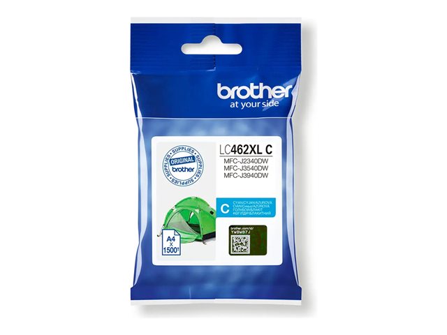 Brother LC462XLC - High capacity - cyan - original - ink cartridge - for Brother MFC-J2340DW, MFC-J3540DW, MFC-J3940DW