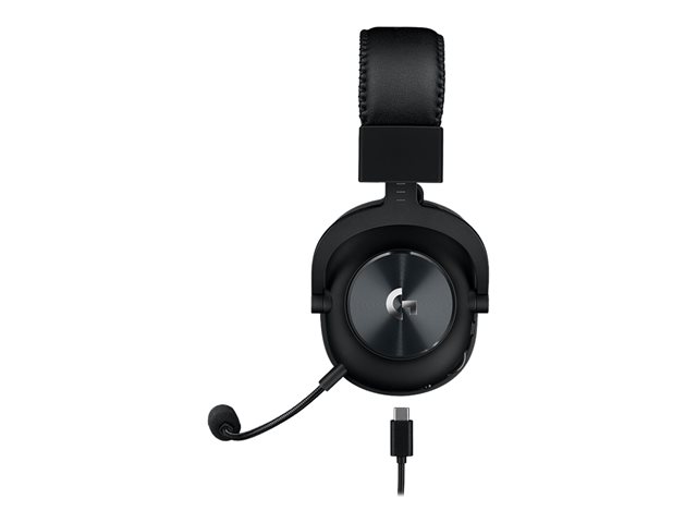 Logitech G Pro X - Headset - full size - LIGHTSPEED - wireless - noise isolating