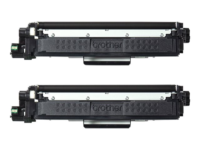 Brother TN247BK TWIN - 2-pack - High Yield - black - original - toner cartridge - for Brother DCP-L3510, L3517, L3550, HL-L3270, L3290, MFC-L3710, L3730, L3750, L3770