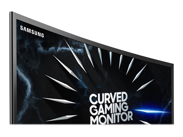 Samsung C24RG50FQR - CRG5 Series - LED monitor - curved - 24\" (23.5\" viewable) - 1920 x 1080 Full HD (1080p) @ 144 Hz - VA - 250 cd/m² - 3000:1 - 4 ms - 2xHDMI, DisplayPort - black