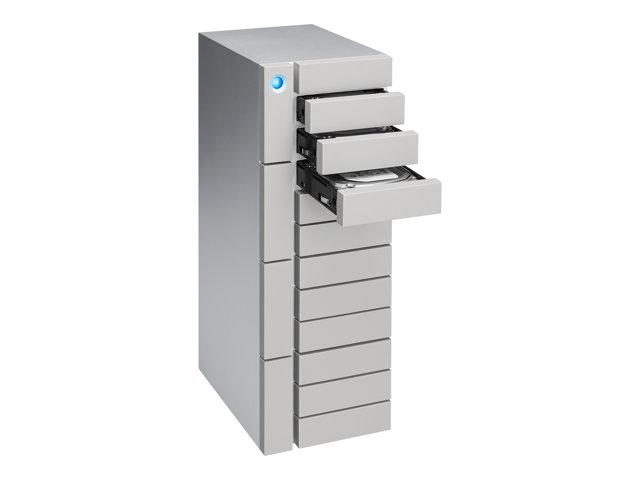 LaCie 12big Thunderbolt 3 - Hard drive array - 72 TB - 12 bays (SATA) - HDD 6 TB x 12 - USB 3.1, Thunderbolt 3 (external)