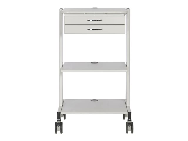 Mobile Workstation with 2x Adjustable Sh