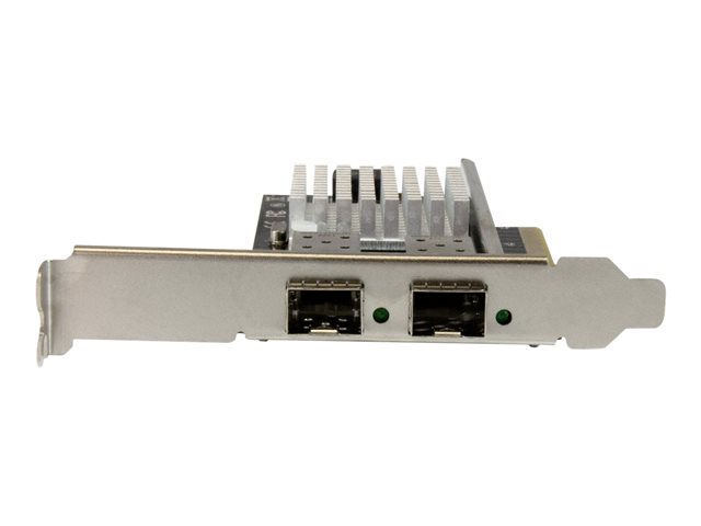 StarTech.com 10G Network Card - 2x 10G Open SFP+ Multimode LC Fiber Connector - Intel 82599 Chip - Gigabit Ethernet Card (PEX20000SFPI) - Network adapter - PCIe 2.0 x8 low profile - 10GbE - 10GBase-LR, 10GBase-SR, 10GBase-LRM - black - for P/N: BNDTB10GI, BNDTB210GSFP, BNDTB310GNDP, BNDTB410GSFP, BNDTB4M2E1, BNDTBUSB3142