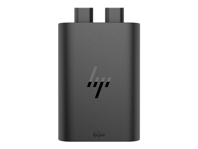 HP GaN USB-C Laptop Charger - Power adapter - AC 115/230 V - 65 Watt - output connectors: 2 - Europe