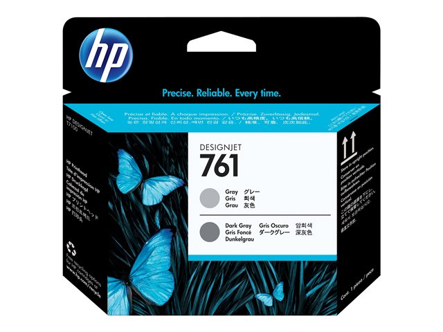 HP 761 - Grey, dark grey - printhead - for DesignJet T7100, T7200, T7200 Production Printer