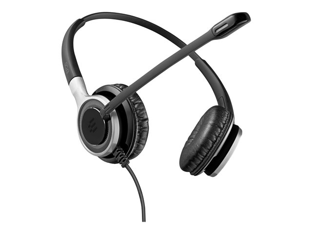 EPOS IMPACT SC 660 - Headset - on-ear - wired - Easy Disconnect - black with silver