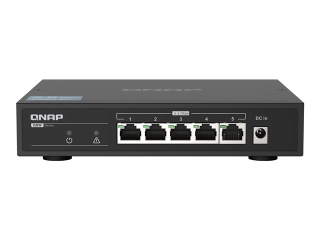 QNAP QSW-1105-5T - Switch - unmanaged - 5 x 10/100/1000/2.5G - desktop
