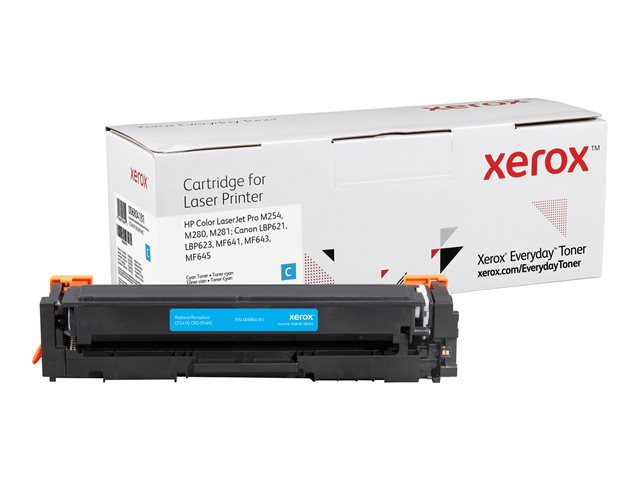 Everyday - Cyan - compatible - toner cartridge (alternative for: Canon CRG-054HC, HP 203X) - for Canon ImageCLASS LBP622, MF641, MF642, MF644, HP Color LaserJet Pro MFP M280, MFP M281