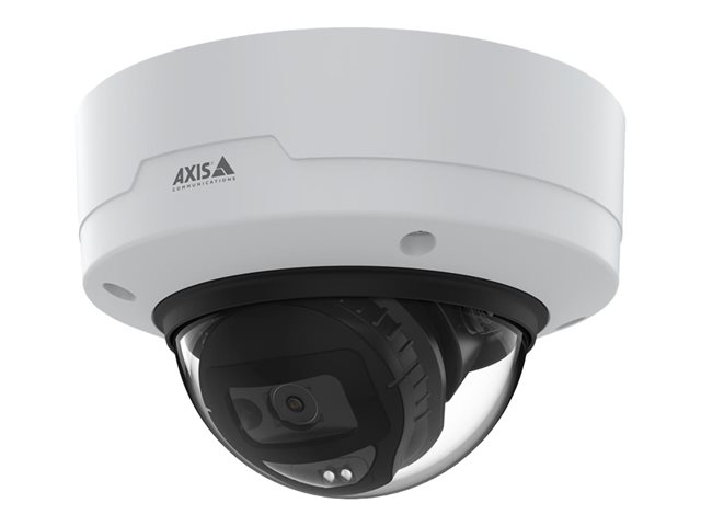 AXIS M3215-LVE - Network surveillance camera - dome - outdoor - vandal / waterproof - colour (Day&Night) - 2 MP - 1920 x 1080 - fixed iris - fixed focal - audio - LAN 10/100 - H.264, MPEG-4 Part 10, H.265, MPEG-H Part 2, MJPEG, HEVC, AVC - DC 12 V / PoE Class 3
