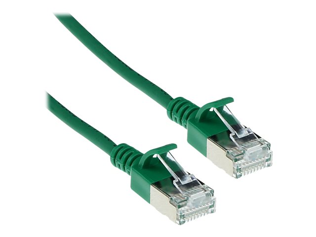 CAT6A U/FTP SLIMLINE GN 0.5M. 1 stk