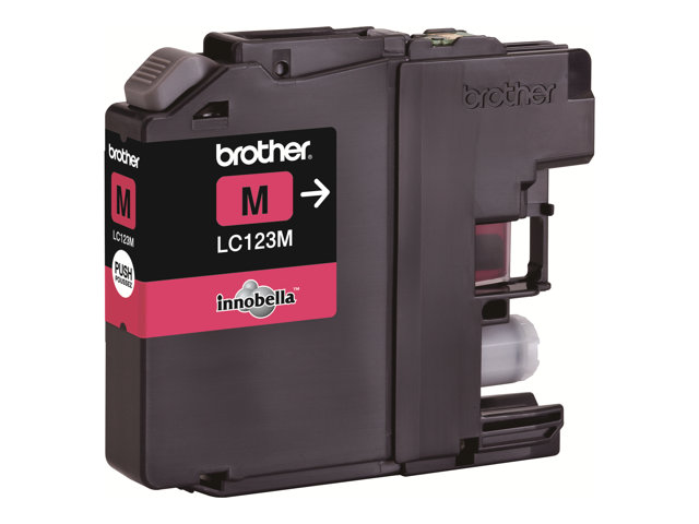 Brother LC123M - High Yield - magenta - original - blister - ink cartridge - for Brother DCP-J100, J105, J132, J152, J552, J752, MFC-J245, J470, J650, J6520, J6720, J6920