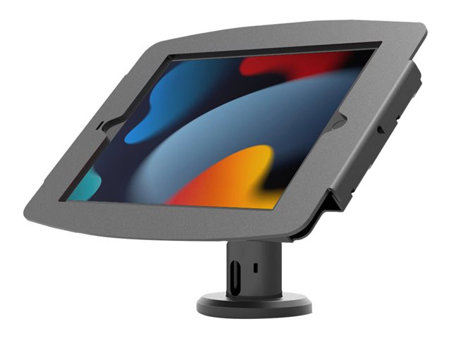 Compulocks iPad Mini 8.3\" Space Enclosure Tilting Stand 4\" - Stand - for tablet - lockable - high-grade aluminium - black - screen size: 8.3\" - desk-mountable, base mount - for Apple iPad mini (6th generation)