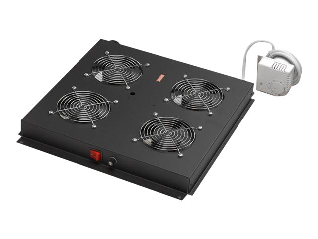 ROOF COOLIING UNIT 4 FANSROOF COOLIING UNIT 4 FANS BLACK FOR NETWORK CABINETS