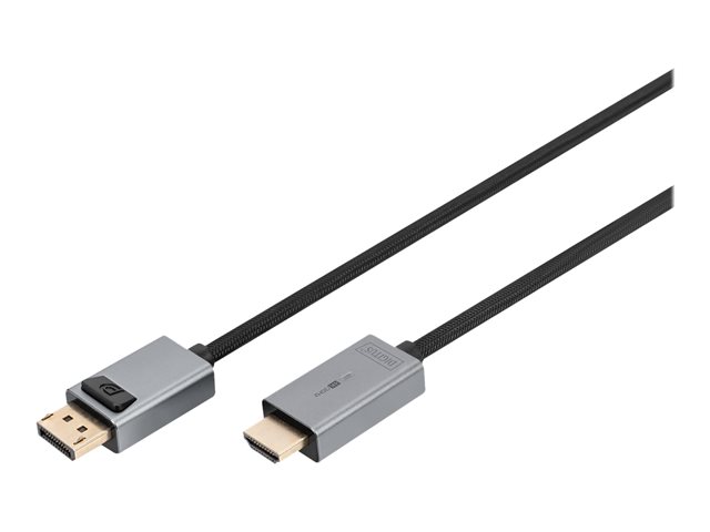 DP To HDMI Cable with LED 4K/30HZ