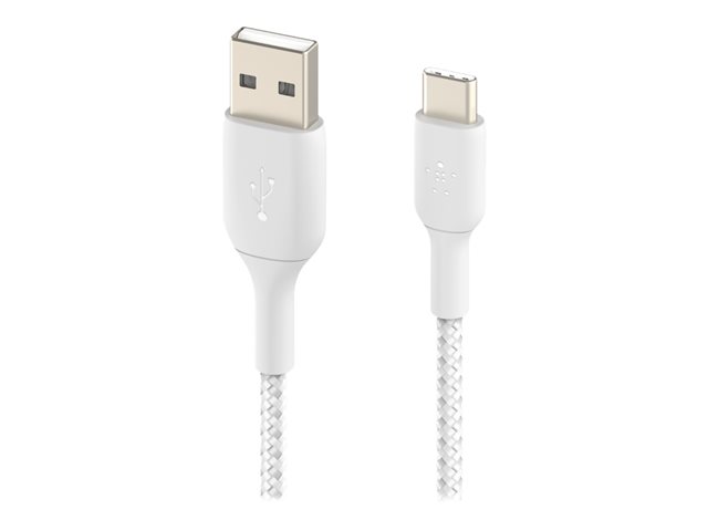 Belkin BOOST CHARGE - USB cable - USB-C (M) to USB (M) - 3 m - white