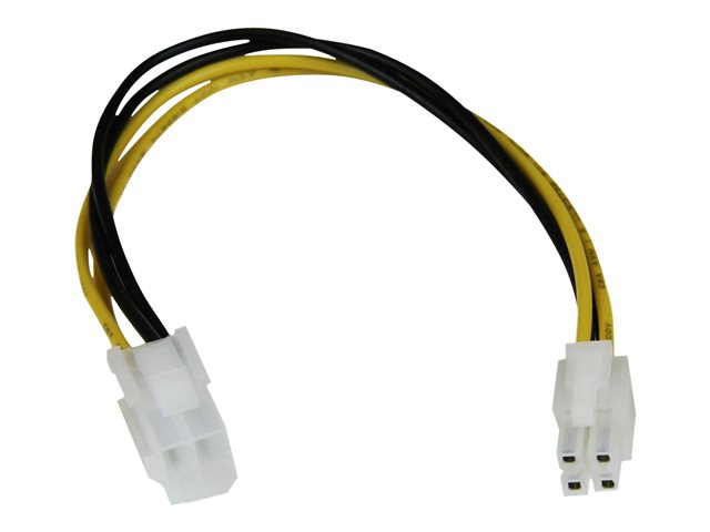 StarTech.com 8in ATX12V 4 Pin P4 CPU Power Extension Cable - M/F - Power extension cable - 4 pin ATX12V (M) to 4 pin ATX12V (F) - 7.9 in - ATXP4EXT - Power extension cable - 4 pin ATX12V (M) to 4 pin ATX12V (F) - 20 cm