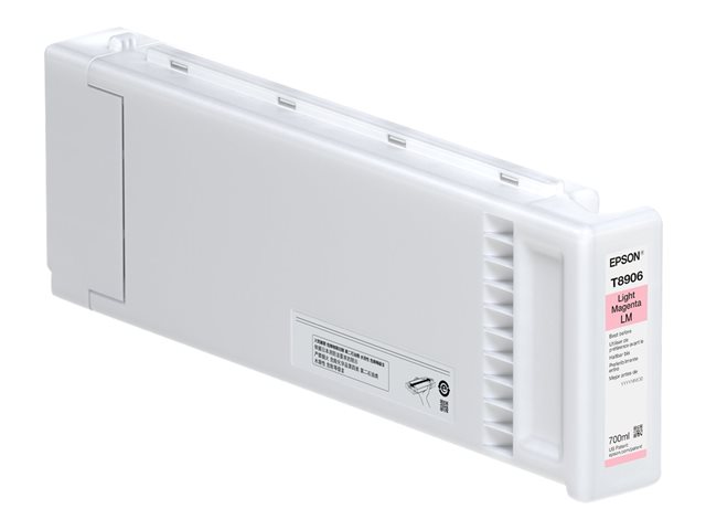 Epson UltraChrome GS3 with Red T8906 - 700 ml - light magenta - original - ink cartridge - for SureColor SC-S80600