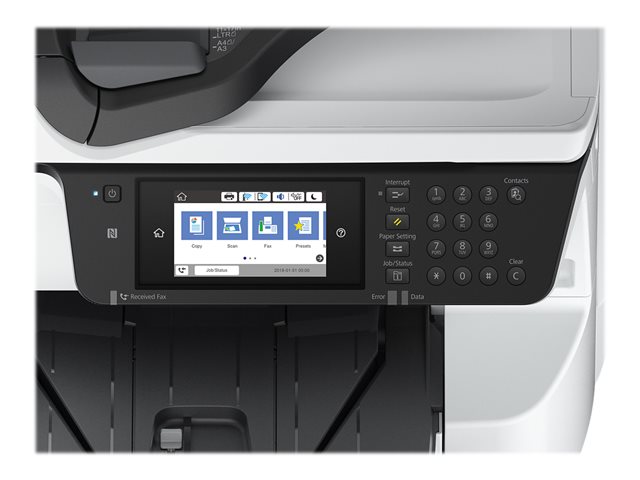 Epson WorkForce Pro WF-C8690DTWFC - Multifunction printer - colour - ink-jet - A3 (media) - up to 22 ppm (copying) - up to 24 ppm (printing) - 835 sheets - 33.6 Kbps - Gigabit LAN, USB host, NFC, USB 3.0, USB 2.0 host, Wi-Fi(ac)