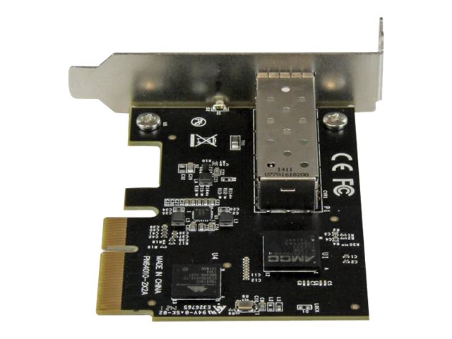 StarTech.com 10Gb SFP+ Network Card - PCIe 10 Gigabit Ethernet Fiber Network Card w/ Open SFP+ - PCIe x4 10Gb NIC SFP+ Card (PEX10000SFP) - Network adapter - PCIe 2.0 x4 low profile - 10 GigE - 10GBase-LR, 10GBase-SR, 10GBase-LRM - for P/N: BNDTB10GI, BNDTB210GSFP, BNDTB310GNDP, BNDTB410GSFP, BNDTB4M2E1, BNDTBUSB3142