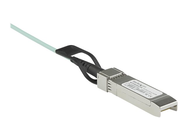 StarTech.com Dell EMC AOC-SFP-10G-2M Compatible 2m/6.5ft 10G SFP+ to SFP+ AOC Cable, 10GbE SFP+ Active Optical Fiber, 10Gbps SFP Plus/Mini GBIC/Transceiver Module Cable, Z9100, GBIC Cable - Lifetime Warranty (AOCSFP10G2ME) - Ethernet 10GBase cable - SFP+ (P) latched to SFP+ (P) latched - 2 m - fibre optic - Active Optical Cable (AOC)