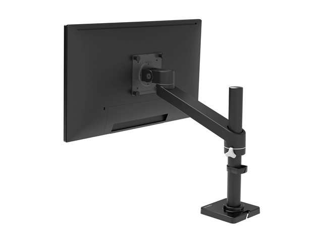 Ergotron NX - Mounting kit (articulating arm, arm assembly, attachment hardware, base, pole, pivot) - for Monitor - matte black - screen size: up to 34\" - desk-mountable