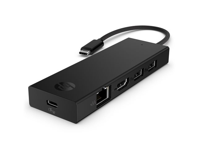 HP PRTBLE USB-C TO HDMI HUB EMEA-INTL English Loc-Euro plug