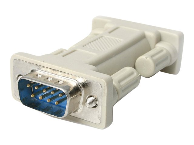 StarTech.com DB9 RS232 Serial Null Modem Adapter - M/M - Null modem adapter - DB-9 (M) to DB-9 (M) - NM9MM - Null modem adapter - DB-9 (M) to DB-9 (M) - for P/N: SV1115IPEXGB, SV1115IPEXT, SV1110IPEXT-KIT, SV1110IPEXGB, SV1110IPEXT