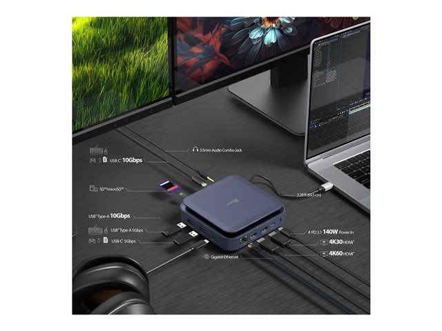 TYPE-C DOCK DUAL 4K HDMI DOCK DUAL