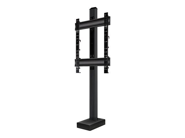 B-TECH BT8587 - Stand - for flat panel - retractable base - lockable - black - screen size: up to 86\" - mounting interface: 800 x 600 mm - floor mountable - for P/N: BT8577/B